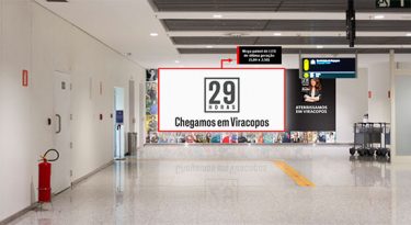 Aeroporto de Viracopos ganha circuito de OOH da 29 Horas