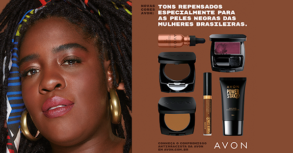 Avon divulga pesquisa sobre maquiagem e peles negras