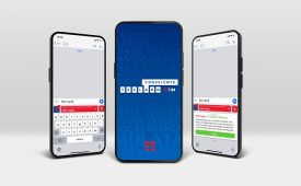 Mock-up smart phone empty screen front view on the white background; Shutterstock ID 1491815687; Job e PO: -; Cliente: -; CNPJ do Cliente (Tomador da nota): -; Vencimento da Nota Fiscal: -
