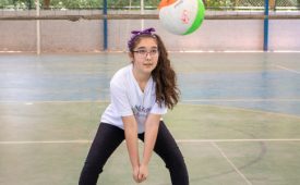 Jovens assistidos pela Liga Solidária participam da ação (crédito: divulgação)