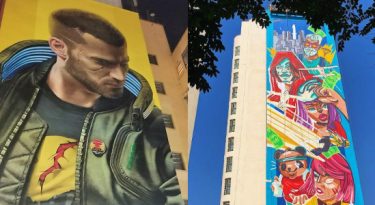 Murais de Cyberpunk 2077 e Free Fire em SP são multados