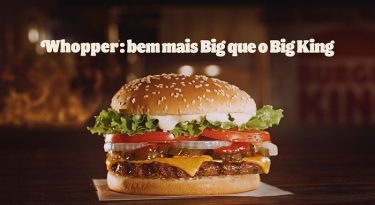 Ação do Burger King induziu comparação com McDonald´s