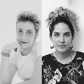 Débora Stevaux e Kika Brandão