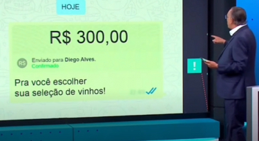 Galvão paga aposta ao vivo em placement de WhatsApp