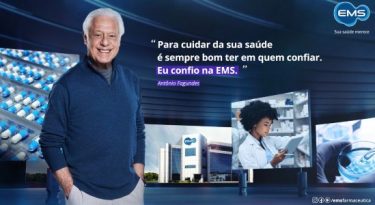 EMS estreia mensagem institucional com Antônio Fagundes