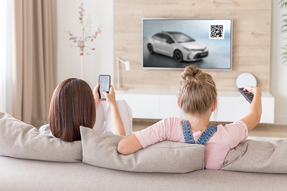 A smartclip oferece a possibilidade de segmentar a entrega na TV 