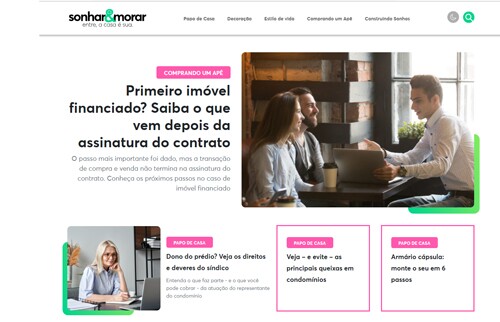 sonhar & morar hub de conteúdo da MRV
