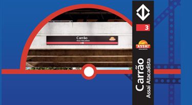 Assaí muda nome da estação Carrão do metrô de SP