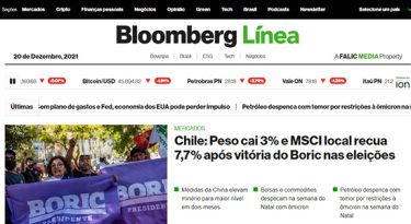 Visa oferece conteúdo da Bloomberg Línea a clientes