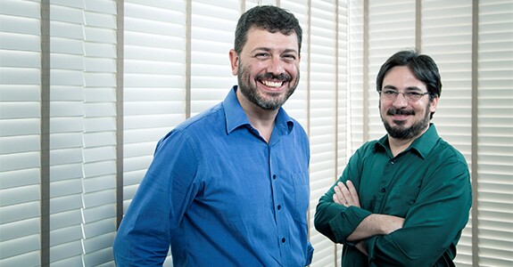 Pedro Doria e Victor Conceição, sócios do Meio