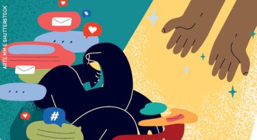 Quais são os esforços das redes sociais em prol da saúde mental?