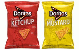 Ketchup e Mostarda: Doritos testa novos sabores nos EUA