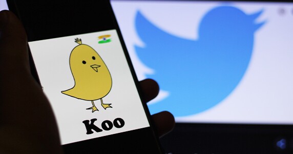 Assim como Twitter, aplicativo indiano Koo tem uma ave como logo (Crédito: Ravi Sharma1030/Shutterstock)