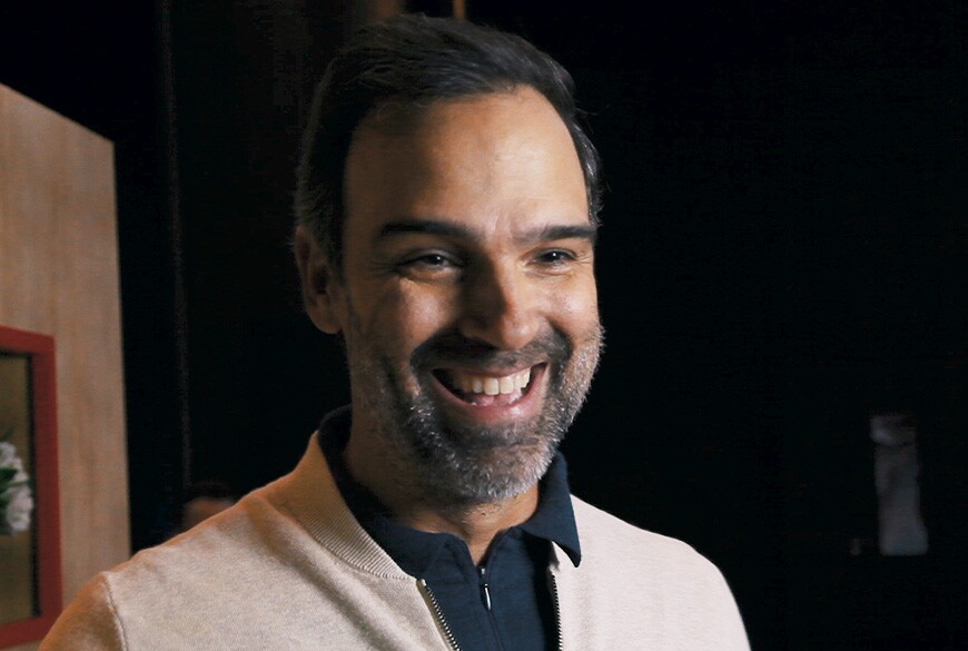 Tadeu Schmidt, apresentador do BBB