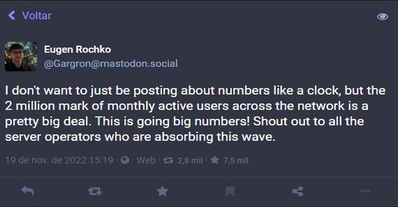 O que é Mastodon