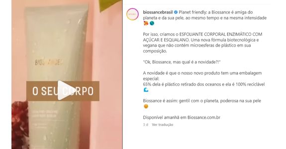 Marketing verde da Biossance