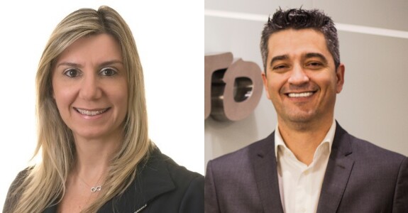 Margarete Yanikian, superintendente de Responsabilidade Social da Atento no Brasil, e CEO da Atento, Dimitrius Oliveira