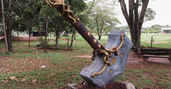 Campanha da Playstation no Parque Villa Lobos em São Paulo