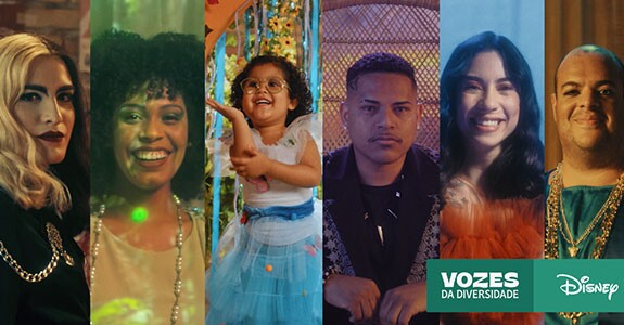 Com campanha Vozes da Diveridade, Disney aborda temática em sua campanha (Crédito: Divulgação)
