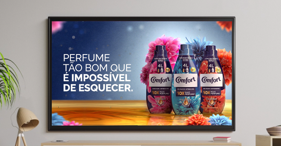 Para Comfort, da Unilever, ShowHeroes proporcionou VTR acima de 90%