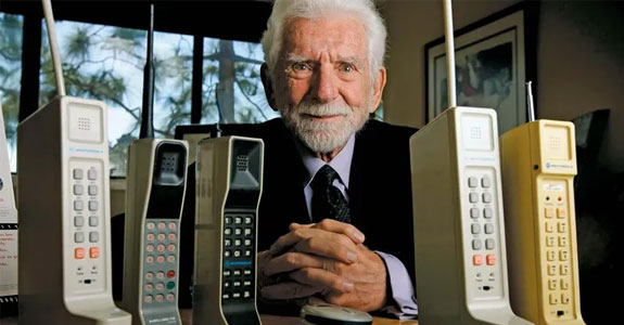 50 anos do celular e Martin Cooper