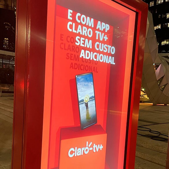 3D Parallax para campanha da Claro