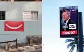 Campanhas para Congate e Telecine com a Novo Outdoor Social e Clear Channel, respectivamente