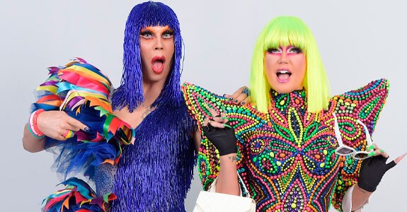 Drag Ikaro Kadoshi e Xuxa no Caravana das Drags