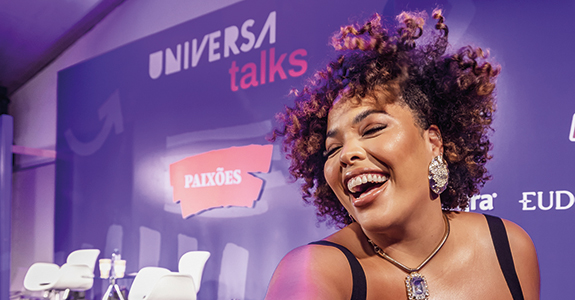 Modelo Rita Carreira integrou o painel “Self Love Talk”, do Universa Talks