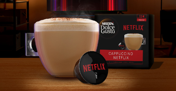 Netflix e Nescafé Dolce Gusto