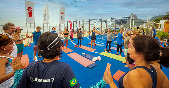 Aula de Inner Balance na Rio Academia. Foto: Hélio Bessa
