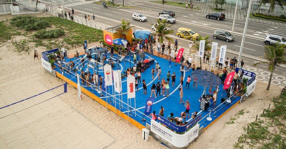 Inauguração da Rio Academia Amstel Ultra 2023. Foto: Hélio Bessa