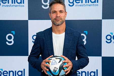 Em apoio a diversas modalidades esportivas, a Genial Investimentos tem parceria com o ex-jogador de futebol Diego Ribas