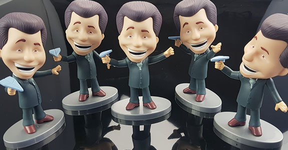 SBT homenageia Silvio Santos com bonecos colecionáveis (Crédito: Divulgação)