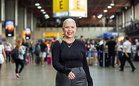 As chegadas e partidas de Astrid Fontenelle