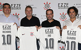 Ezze seguros estampará camisa do Corinthians (Crédito: Divulgação)