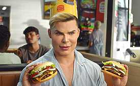 Ken Humano protagoniza campanha do Burger King (Crédito: Divulgação)