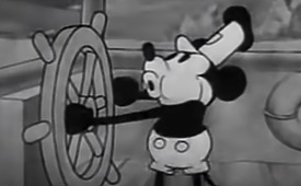A versão de 1928 de Mickey Mouse se tornou domínio público após 95 anos de seu lançamento (Crédito: Reprodução)