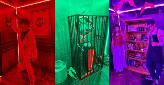 Lançamento da Fanta Mistério no Halloween - Ação produzida em parceira com a Coca-Cola, engarrafadora Andina RJ e comercializada pela helloo.