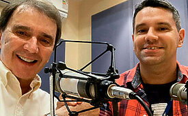 Fred Sabino e Reginaldo Leme estrelam a primeira edição do Cola no Grid, da Band