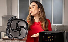 Philips Walita traz Tatá Werneck como embaixadora para nova linha de airfryers (Crédito: Divulgação)