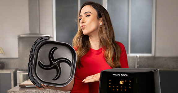 Philips Walita traz Tatá Werneck como embaixadora para nova linha de airfryers (Crédito: Divulgação)