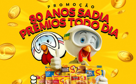 Sadia celebra 80 anos com promoção com prêmio de até R$ 10,2 milhões