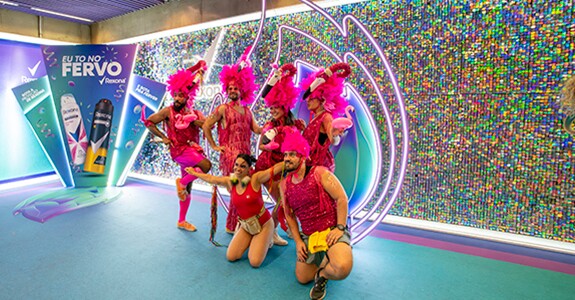 Entregas de experiências conectadas com a vida real para Rexona