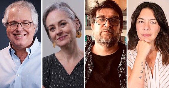 O Canal Meio reorganiza cargos de liderança com Ricardo Rangel, Flávia Tavares, Guilherme Werneck e Myrian Clark (Crédito Divulgação) 