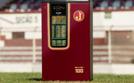 Em homenagem ao centenário do Clube Atlético Juventus, da Mooca, a Consul lança uma cervejeira exclusiva (Crédito: Reprodução)