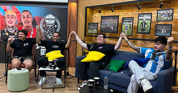 CazéTV e Podpah firmam parceria para conteúdo sobre Copa América (Crédito: Divulgação)