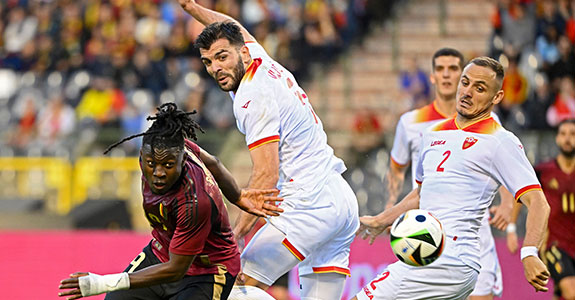 CazéTV exibirá 26 partidas da Eurocpa 2024 (Crédito: belgium-montenegro-photonews-gettyimages)