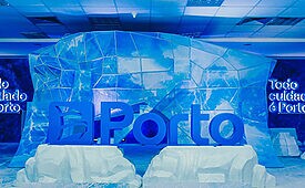 Porto também terá espaço instagramável durante apresentações do Cirque du Soleil no Brasil (Crédito: Divulgação)