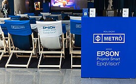 Epson leva cinema para o Metrô de São Paulo (Crédito: Divulgação)